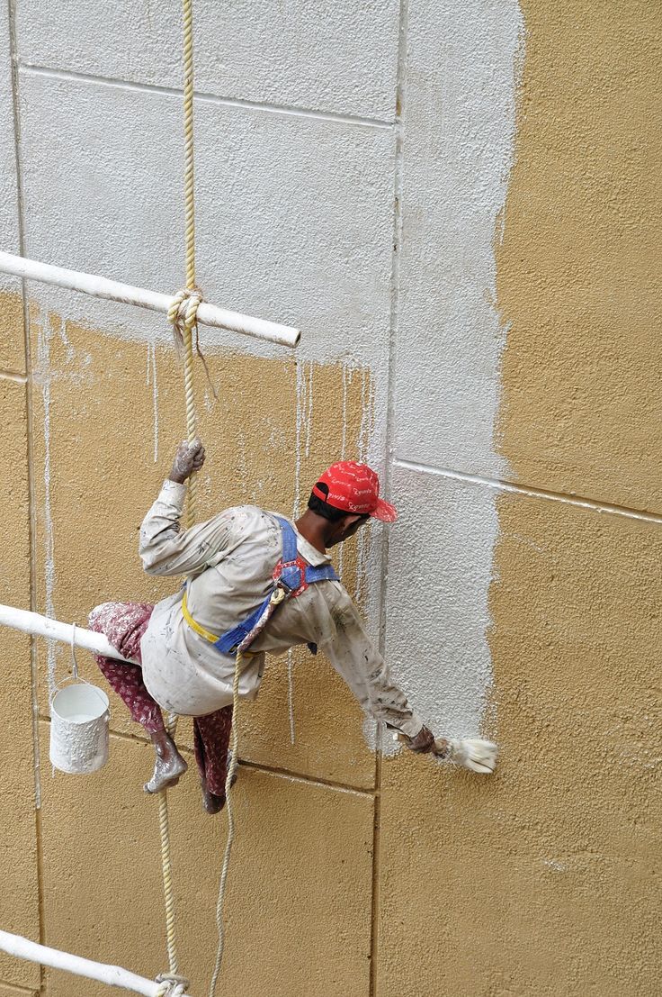 Exterior painting work